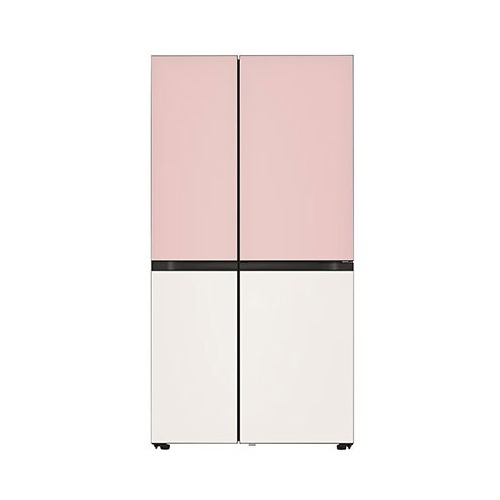 [렌탈]LG 디오스 오브제컬렉션 양문형 냉장고S834PB35-R (핑크 베이지) 6년의무사용